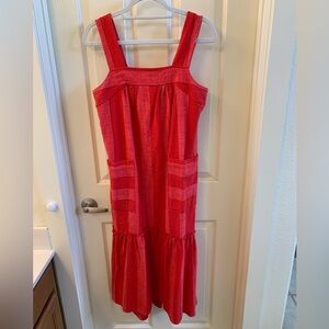 Anthropologie midi dress